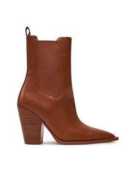 Michael Kors Botines camperos Michael Kors Leni Leather Boot 40T4LNHE5L Marrón