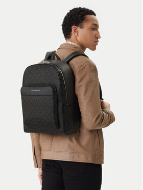 Tommy Hilfiger Batoh Tommy Hilfiger Th Flag Monogram Backpack AM0AM14137 Černá