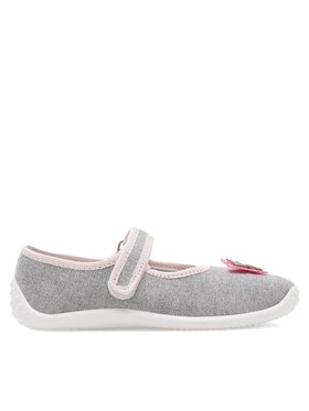 Nelli Blu Papuče Nelli Blu BALERINKI MOTYL IV Sivá