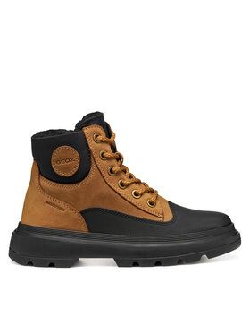 Geox Kotníková obuv Geox J Kiddartah Wpf J56MLB 032FU C0275 D Hnědá