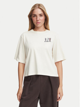 The North Face The North Face Camiseta NF0A8JAP Beige claro Boxy Fit