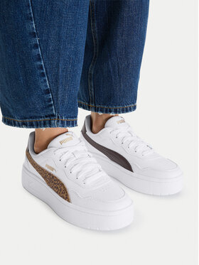 Puma Сникърси Puma Court Lally Skye Feline 408251 02 Бял