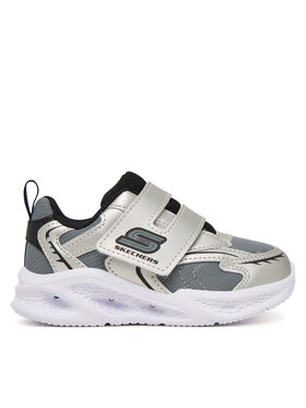 Skechers Снікерcи Skechers Meteor-Lights - Glow 401498N/SLBK Срібний
