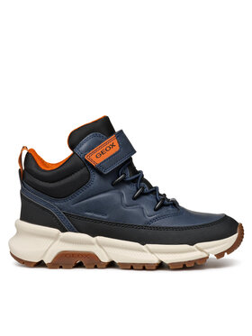Geox Schnürschuhe Geox J Flexyper Plus Boy J36LCG 0MEFU C0045 M Dunkelblau