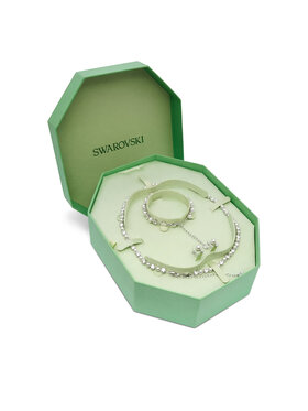 Swarovski Комплект сережки, браслет і намисто Swarovski Matrix 5742040 Срібний