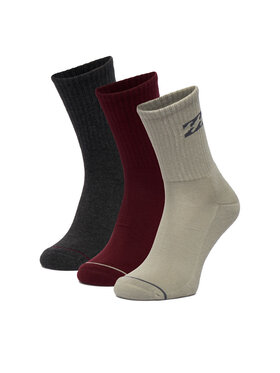Billabong Довгі шкарпетки Billabong CEO_BR_BILLA_3061_W_AW25 (3 PACK) Кольоровий