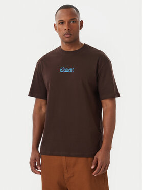 Element Element Camiseta Bad Doggie ELYZT00560 Marrón oscuro Regular Fit