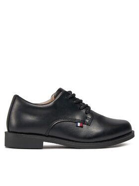 Tommy Hilfiger Scarpe basse Tommy Hilfiger Low Cut Lace Up Shoe T3B4-33174-1355 Nero