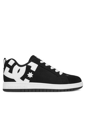 DC Shoes Sneakersy DC Shoes COURT GRAFFIK ADBS100207-BKW Czarny