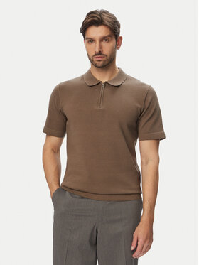 Jack & Jones Jack & Jones Polo Milano 12304870 Marrón claro Regular Fit
