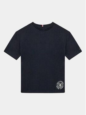 Tommy Hilfiger Tommy Hilfiger T-Shirt Crest Logo KB0KB08675 D Dunkelblau Regular Fit