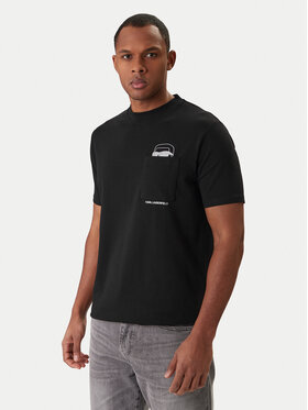 KARL LAGERFELD KARL LAGERFELD Camiseta 755047 561221 Negro Regular Fit