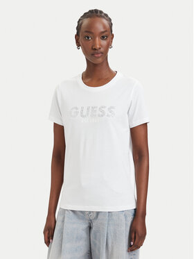 Guess Guess Футболка W6GI15 K3035 Білий Regular Fit