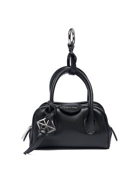 Calvin Klein Etui na klucze Calvin Klein Emblem Trio Mini Bag Charm LV04F1315G Czarny