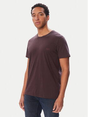 BOSS BOSS Camiseta 50565324 Marrón oscuro Regular Fit