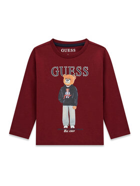 Guess Guess Blusa N6YI06 K3794 Guinda/burdeos Regular Fit