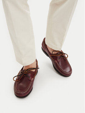 Timberland Мокасини Timberland Classic Boat 2 Eye TB0250452141 Бордовий