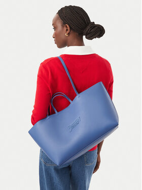 Tommy Jeans Torebka Tommy Jeans Tjw Must Tote AW0AW19051 Niebieski jasny