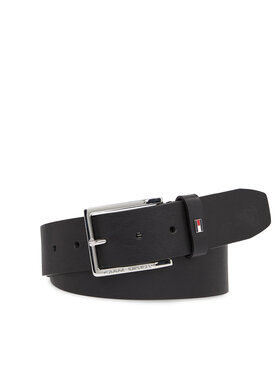 Tommy Hilfiger Pánsky opasok Tommy Hilfiger Oliver 4.0 Ext AM0AM11766 Čierna