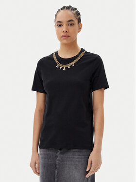 Silvian Heach Silvian Heach Футболка GPP25098TS Чорний Regular Fit