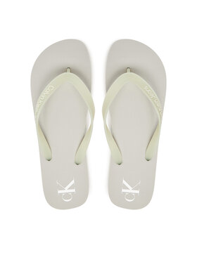 Calvin Klein Jeans Žabky Calvin Klein Jeans Beach Sandal Transparent Tpu YM0YM01267 Sivá