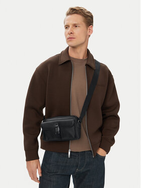 Calvin Klein Crossover torbica Calvin Klein Emblem Hw Camera Bag LV04D3505G Crna