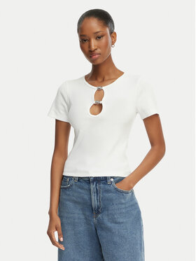 HUGO HUGO Camiseta Diheart 50562071 Blanco Slim Fit