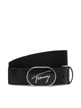 Tommy Jeans Remen Tommy Jeans AM0AM15265 Crna