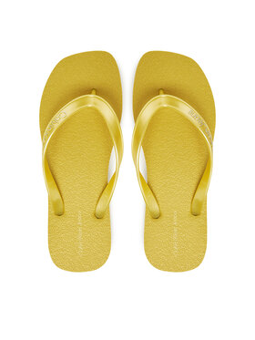 Calvin Klein Jeans Chancletas Calvin Klein Jeans Thong+ Tpu Metallic YW0YW01720 Amarillo