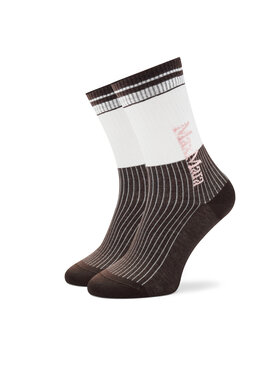 Max Mara Leisure Dlhé ponožky Max Mara Leisure Gabarra 2426556018 Hnedá