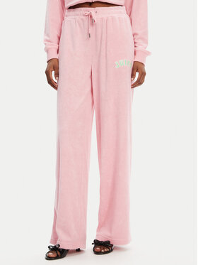 Juicy Couture Juicy Couture Spodnji del trenirke Regan JCWBJ125335 Roza Wide Leg