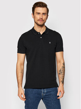 United Colors Of Benetton United Colors Of Benetton Поло 3089J3179 Чорний Regular Fit