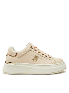 Tommy Hilfiger Sneakersy Tommy Hilfiger Low Cut Lace-Up Sneaker T3A9-33749-1355 M Ružová