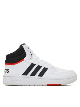 adidas Sneakersy adidas Hoops 3.0 Mid GY5543 Bílá