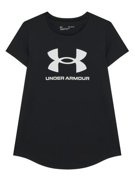 Under Armour Under Armour Majica Ua Sportstyle Logo Ss 1361182 Črna Loose Fit