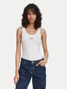 HUGO HUGO Top Damatank 50572293 Blanco Extra Slim Fit