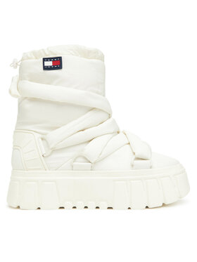 Tommy Jeans Schneeschuhe Tommy Jeans Tjw Chunky Snow Boot Nylon EN0EN02842 Weiß