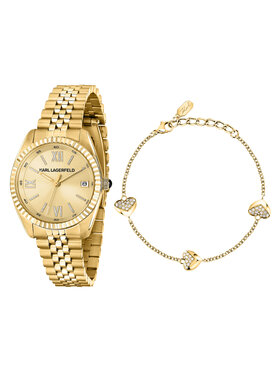 KARL LAGERFELD Set sata i narukvice KARL LAGERFELD R0553108501 Zlatna