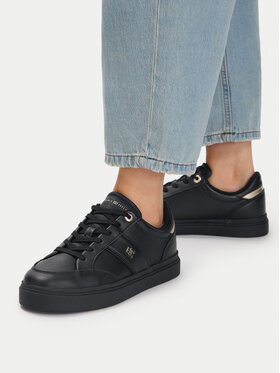Tommy Hilfiger Αθλητικά Tommy Hilfiger Th Feminine Cupsole FW0FW09600 Μαύρο