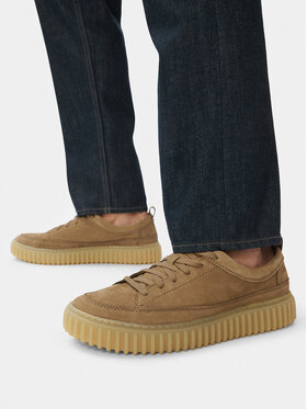 Clarks Снікерcи Clarks Torhill Lace 26184418 Коричневий