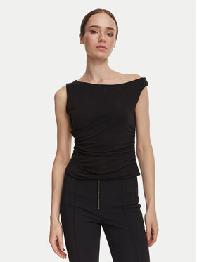 Guess Guess Топ W6YP38 K4517 Чорний Slim Fit