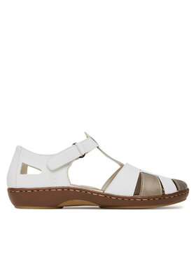 Rieker Sandály Rieker 45869-80 Bílá