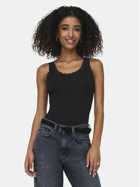 ONLY ONLY Felső Sara 15345994 Fekete Slim Fit