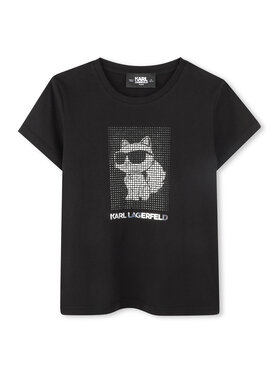 Karl Lagerfeld Kids Karl Lagerfeld Kids Футболка Z30489 S Чорний Regular Fit