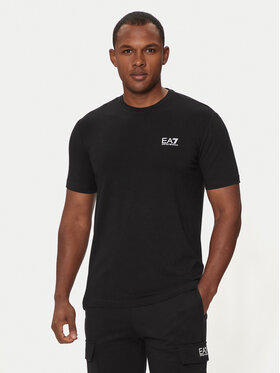 EA7 Emporio Armani EA7 Emporio Armani Футболка 8NPT26 PJVQZ 1200 Чорний Regular Fit