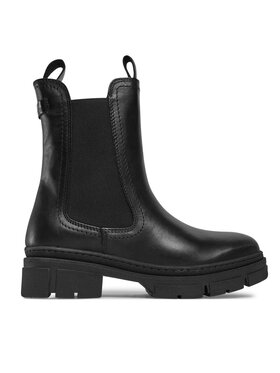 Tamaris Kotníková obuv s elastickým prvkem Tamaris 1-25901-41 Černá