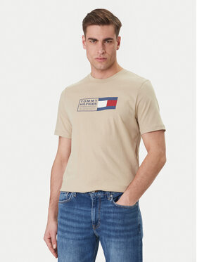 Tommy Hilfiger Tommy Hilfiger Camiseta Brand Love Box MW0MW42366 Beis Regular Fit