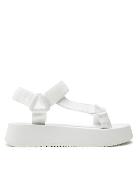 Calvin Klein Jeans Σανδάλια Calvin Klein Jeans Sandal Velcro Webbing Dc YW0YW01353 Λευκό