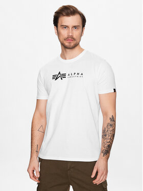 Alpha Industries Alpha Industries Комплект футболок Alpha Label 118534 Білий Regular Fit