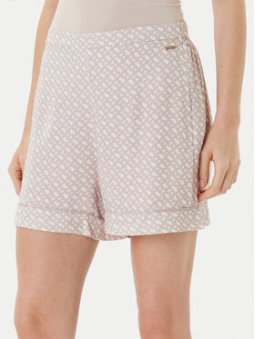BOSS BOSS Shorts de pijama Sateen 50545612 Beis Regular Fit